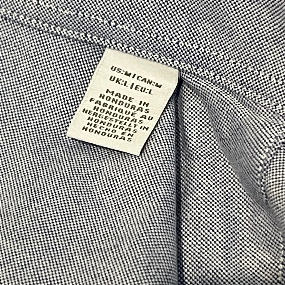 NWT Men's Chick-fil-A Dress Shirt Jaden medium‎ blue Size Medium M